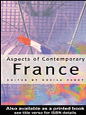cover image of Aspects of Contemporary France